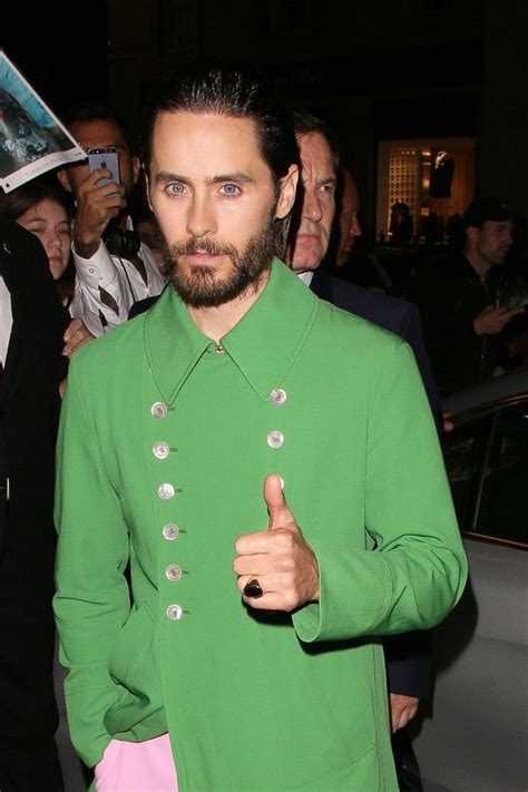 The Exact Moment Jared Leto Fell In Love With This Green Coat